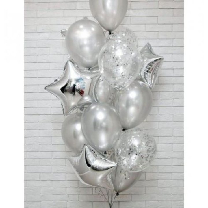 Фонтан шаров "Сильвер мун" в Новочеркасске