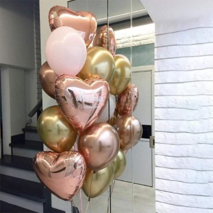 Фонтан шаров "От сердечка" в Новочеркасске