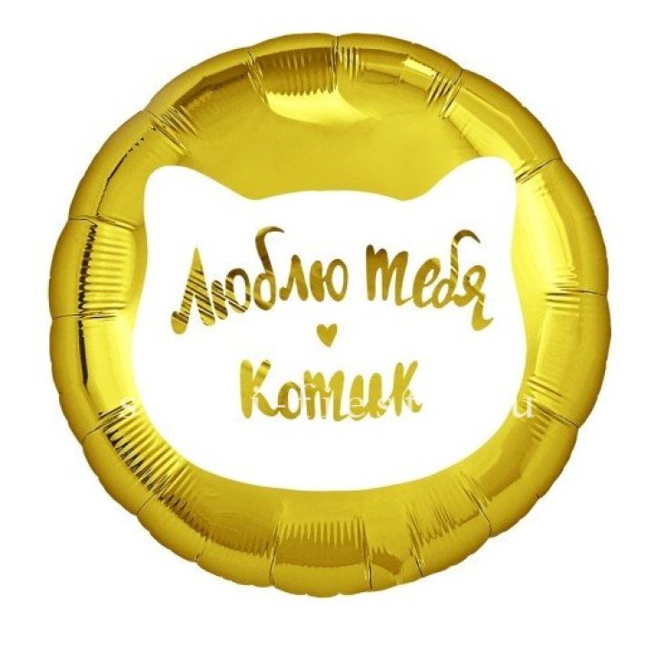 Фольгированный шар "Люблю тебя, Котик" в Новочеркасске