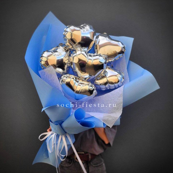 Букет из шаров сердец  №2 в Новочеркасске