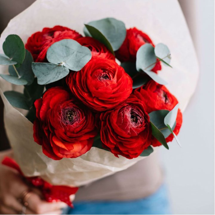 Букет ранункулюсов  в Новочеркасске