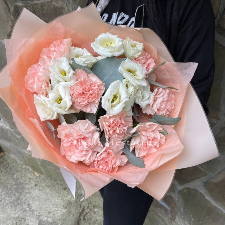  Букет диантусов "Пич" в Новочеркасске