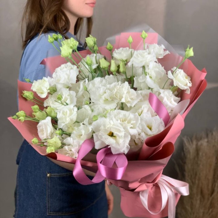 Букет эустом "Пудра" в Новочеркасске