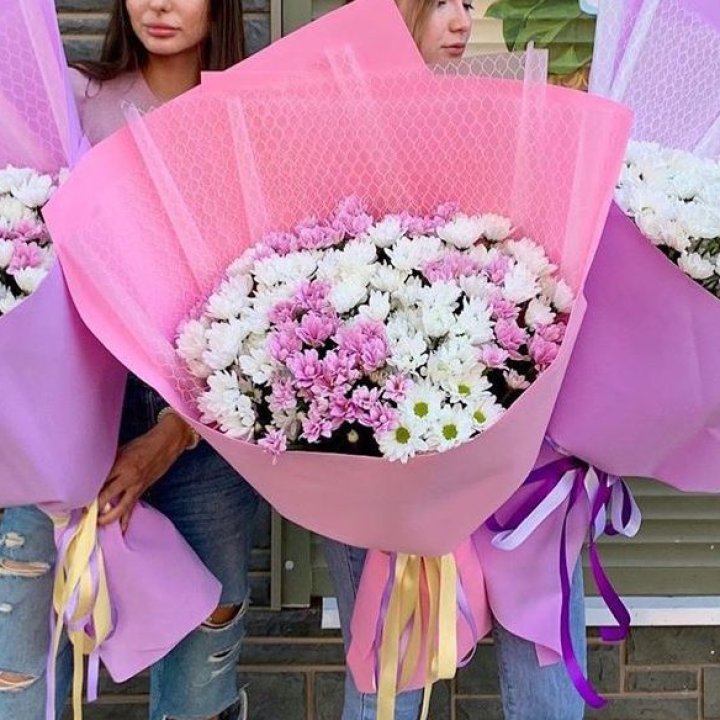 Букет хризантем №3 в Новочеркасске