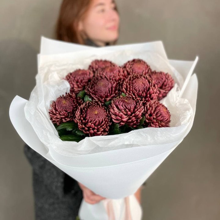 Букет хризантем "Касиопия" в Новочеркасске