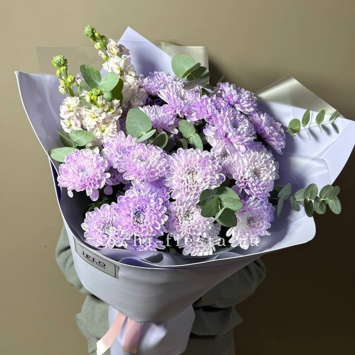 Дуо хризантема и маттиола в Новочеркасске