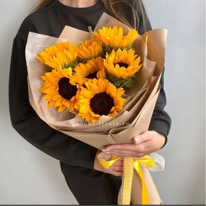 Букет из подсолнухов в Новочеркасске