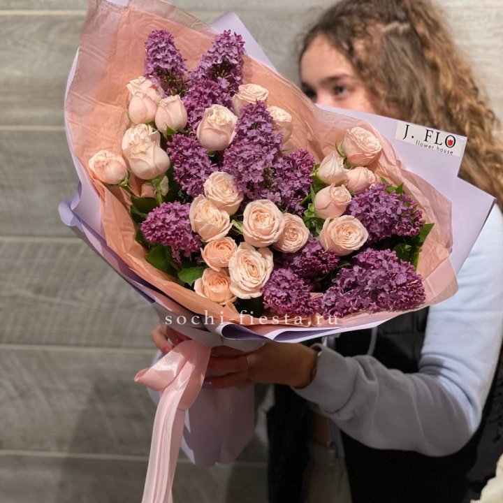 Букет "Лиловая весна" в Новочеркасске