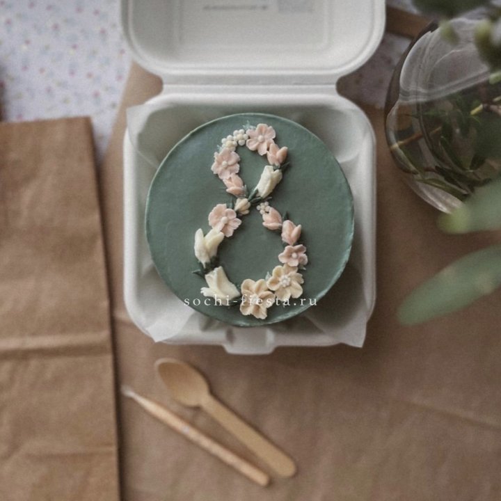 Бенто-торт "8 марта" green  в Новочеркасске