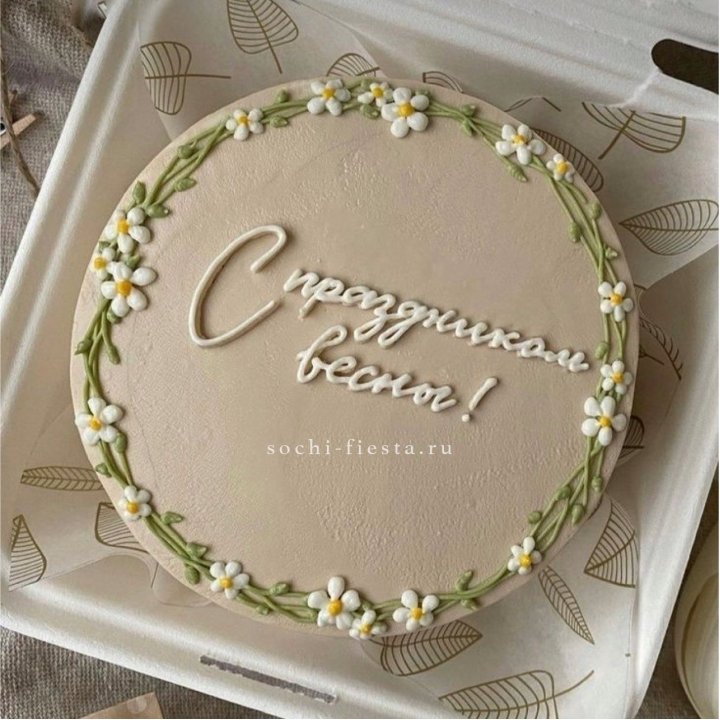 Бенто-торт "C праздником весны!"  в Новочеркасске