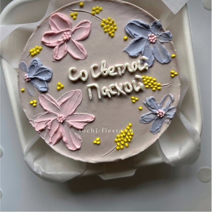 Бенто-торт "Светлой Пасхи" 3 в Новочеркасске