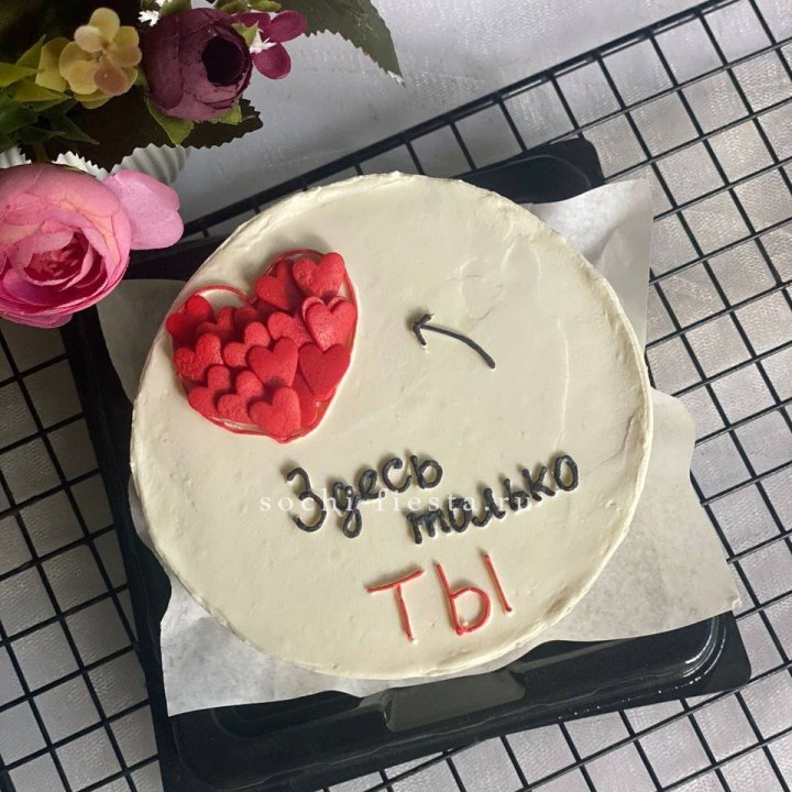 Бенто-торт "В моем сердце только ты"  в Новочеркасске