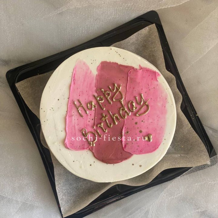 Бенто-торт "С днём рождения" пастель в Новочеркасске