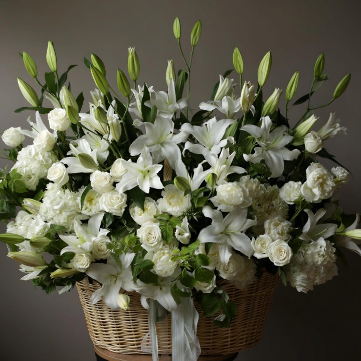 Цветочная корзина макси №3 в Новочеркасске