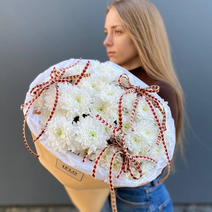 Букет "Хризантемы с любовью" в Новочеркасске