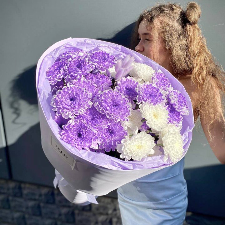  Букет хризантем "Сирена" в Новочеркасске