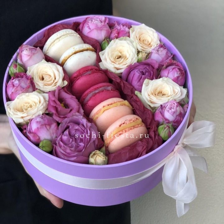 Цветочный бокс "Лаванди" в Новочеркасске