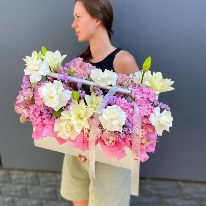 Большой бокс розовый в Новочеркасске