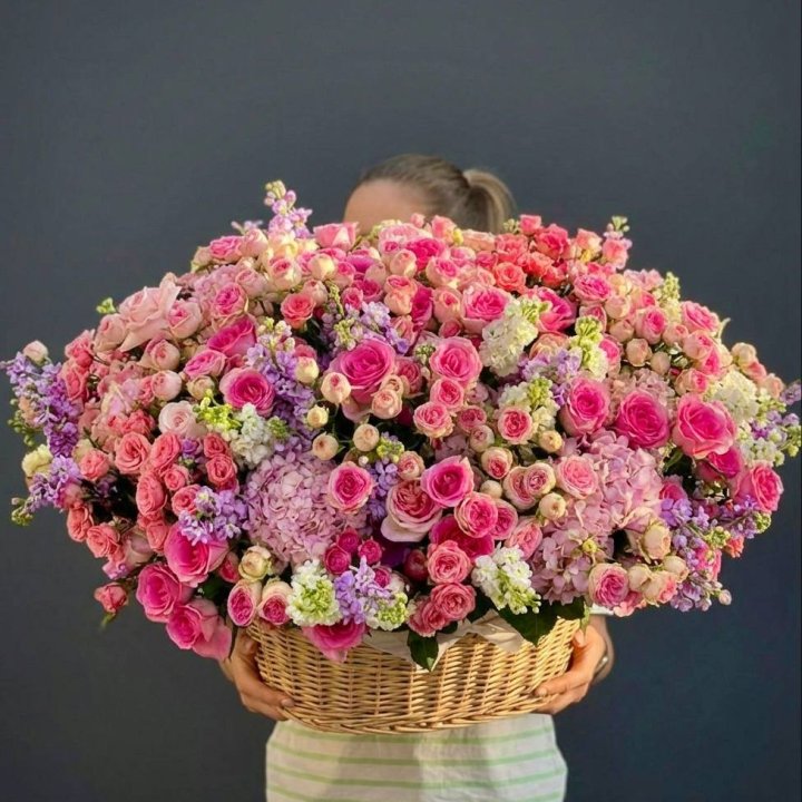 Цветочная корзина гигант №5 в Новочеркасске