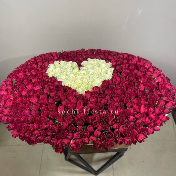 501 роза в корзине в Новочеркасске