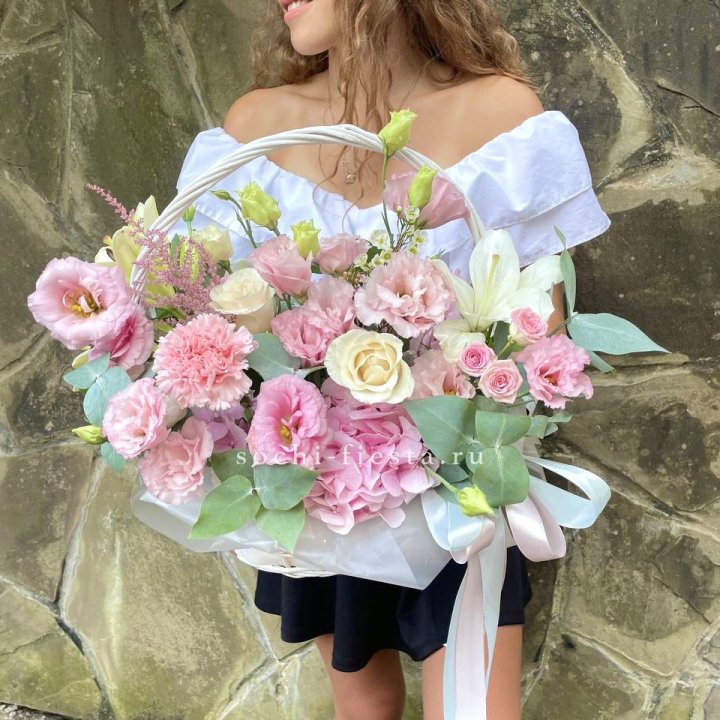 Авторская корзина "Миа" в Новочеркасске