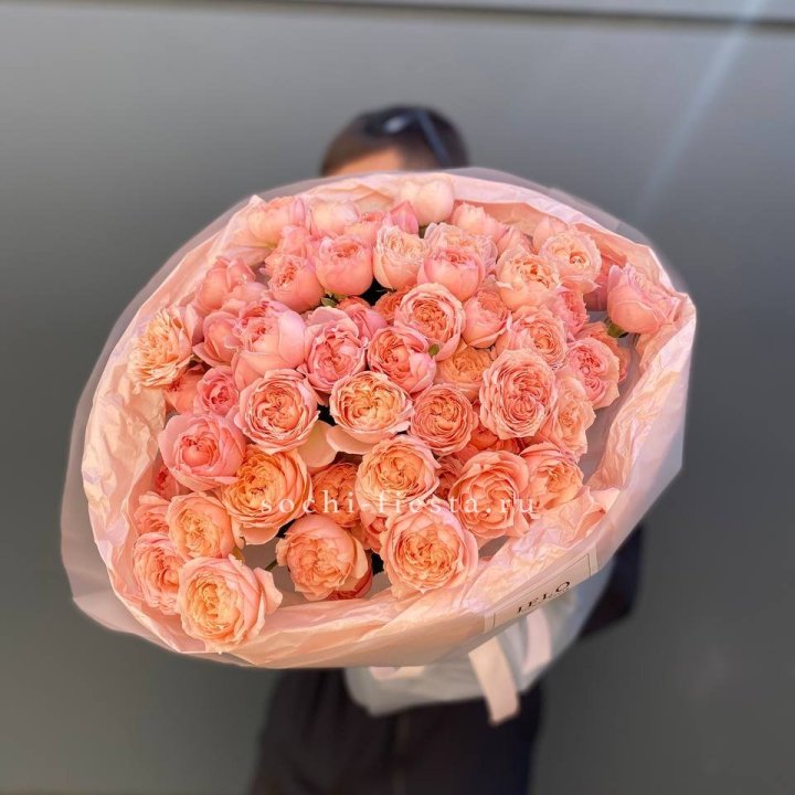Букет из 21 пионовидной розы Джульетта в Новочеркасске