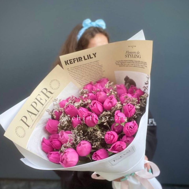 Пионовидные розы баблс №3 в Новочеркасске