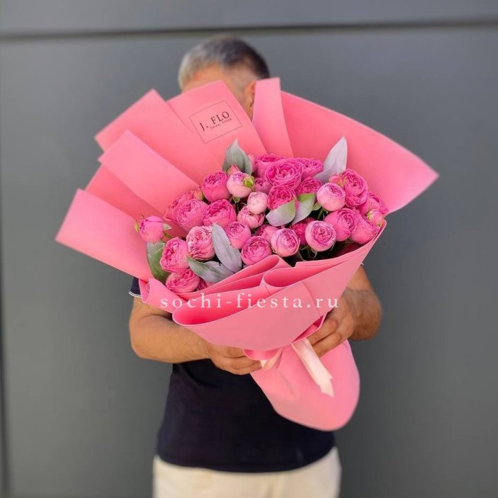 Пионовидные розы баблс №2 в Новочеркасске