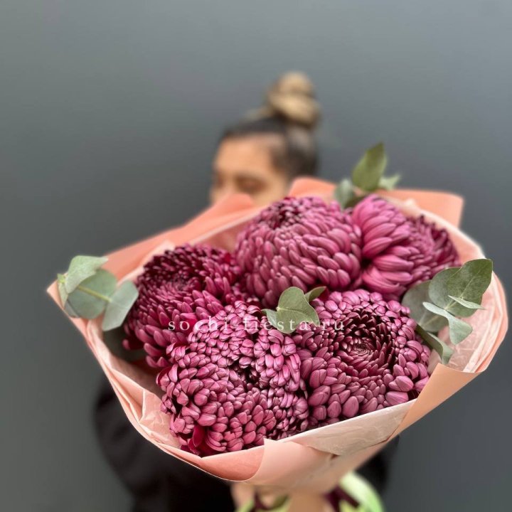 Хризантемы  Бигуди  в Новочеркасске