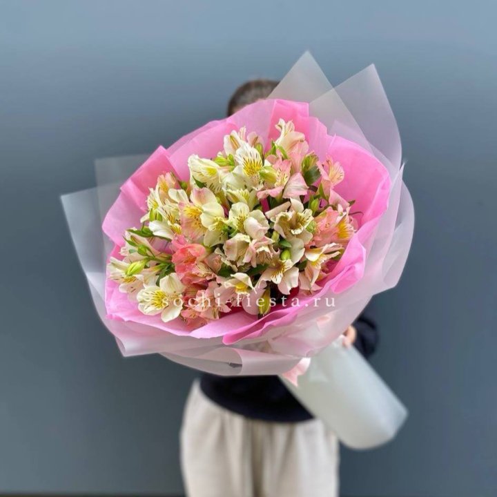 букет альстромерий "Черри" в Новочеркасске