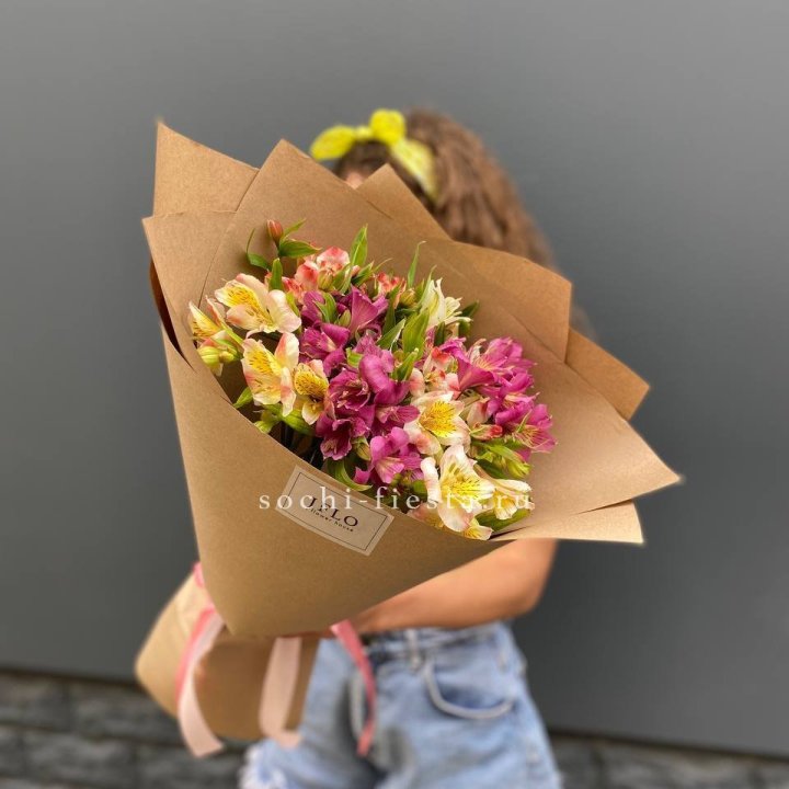 Альстромерии в крафте в Новочеркасске