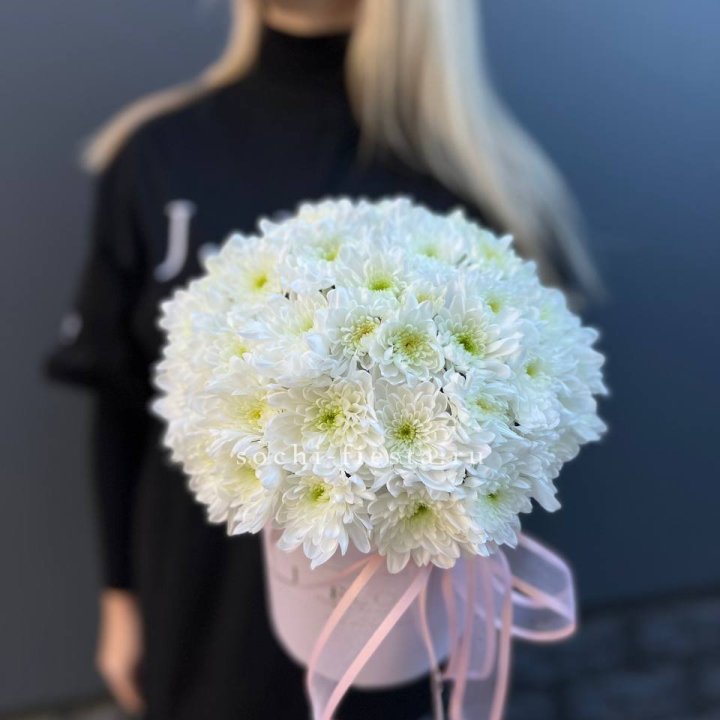 Коробка с хризантемами №1 в Новочеркасске