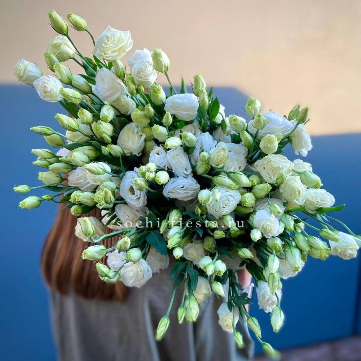 Охапка эустомы в Новочеркасске