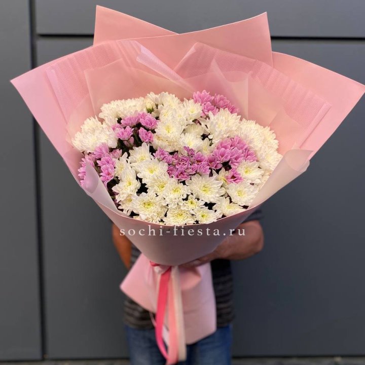  Букет хризантем- гигант  в Новочеркасске