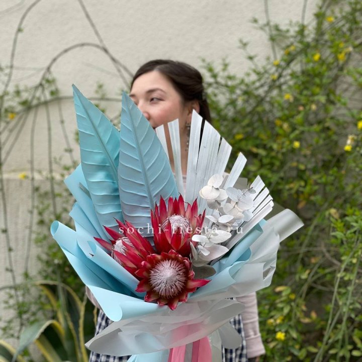 Букет из протеи "Клеопатра-2" в Новочеркасске