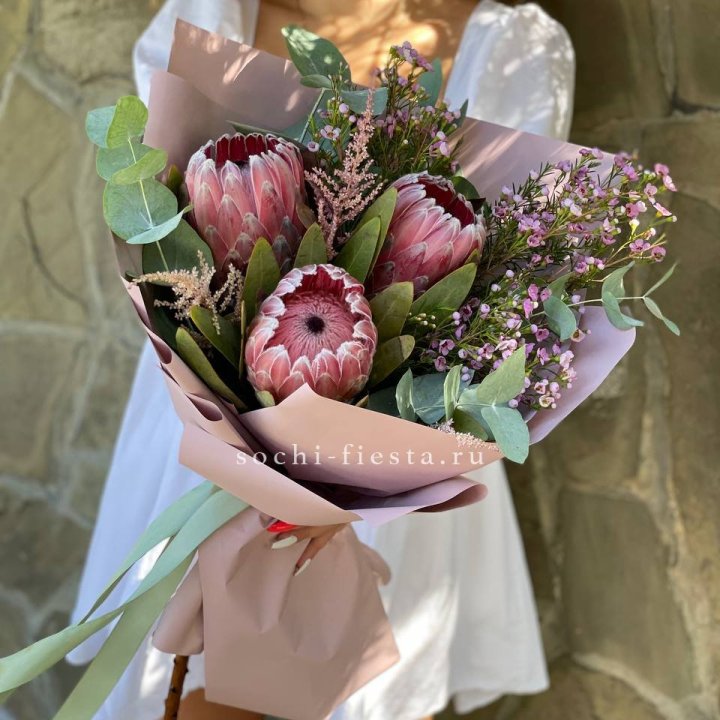 Букет из протеи "Клеопатра"  в Новочеркасске