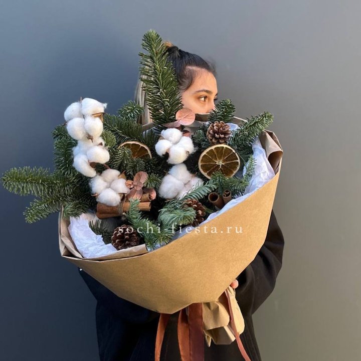 Зимний букет с нобилисом в Новочеркасске