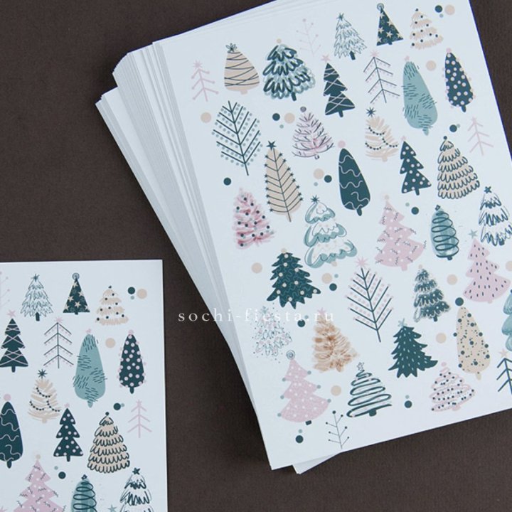 Открытка к букету "Елки" в Новочеркасске