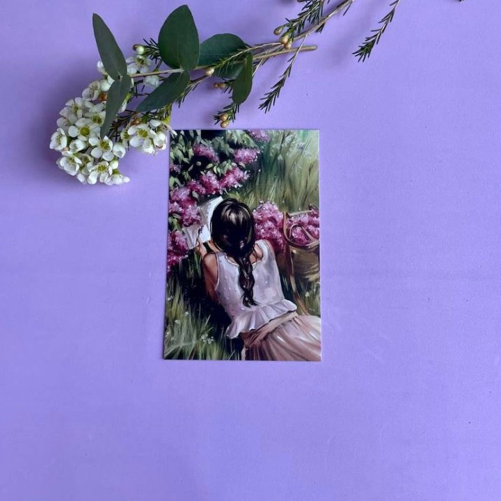 Открытка к букету "Среди пионов" в Новочеркасске