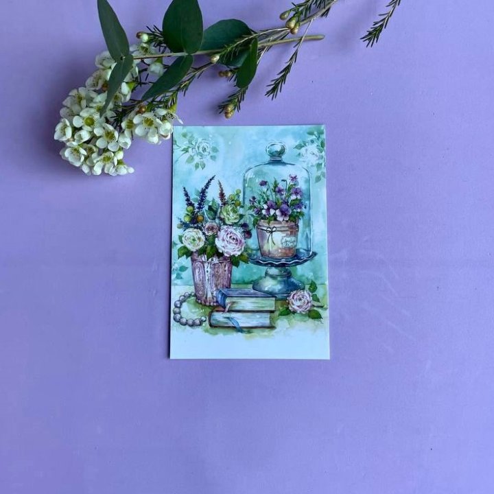 Открытка к букету "Книги" в Новочеркасске