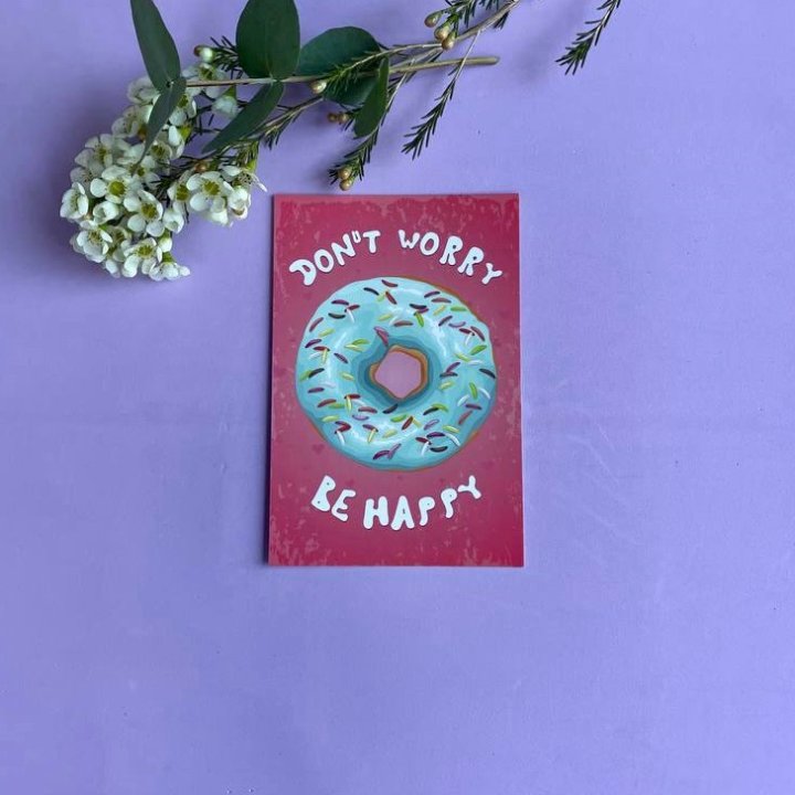 Открытка к букету "Не волнуйся..." в Новочеркасске