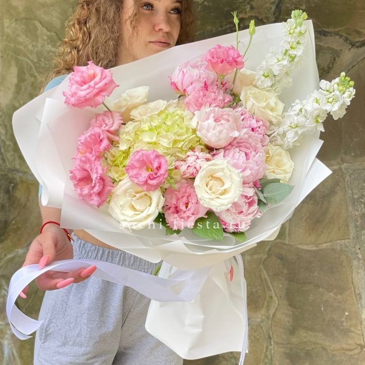 Букет с пионами №3 в Новочеркасске
