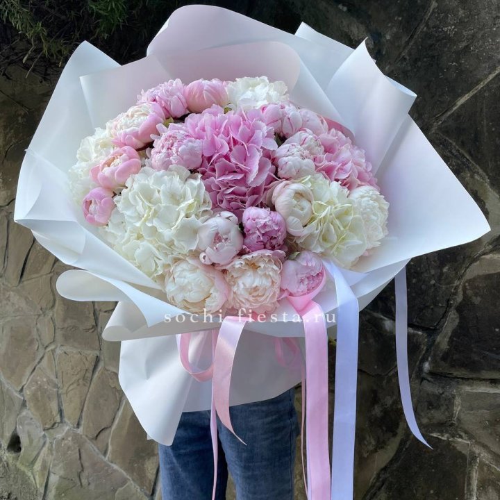 Букет "Пионы и Гортензии" в Новочеркасске