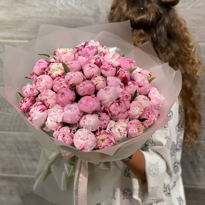 51 розовый пион в Новочеркасске