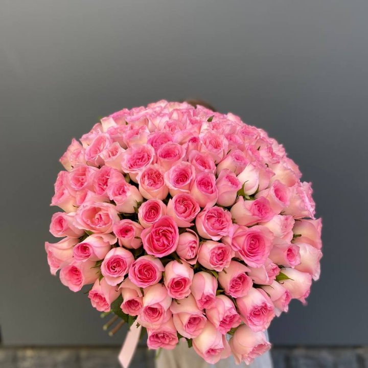 101 розовая роза в Новочеркасске