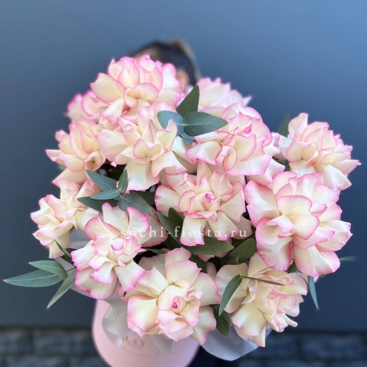 15 Французских роз Джумилия в боксе в Новочеркасске