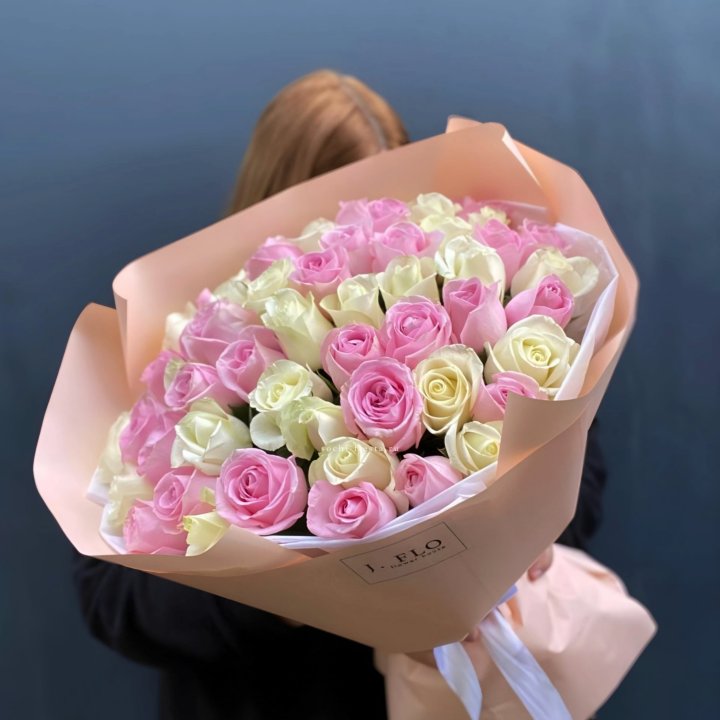 55 роз микс нежности в Новочеркасске