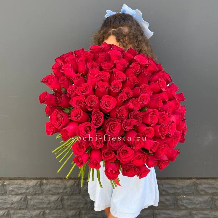 101 красная роза в Новочеркасске