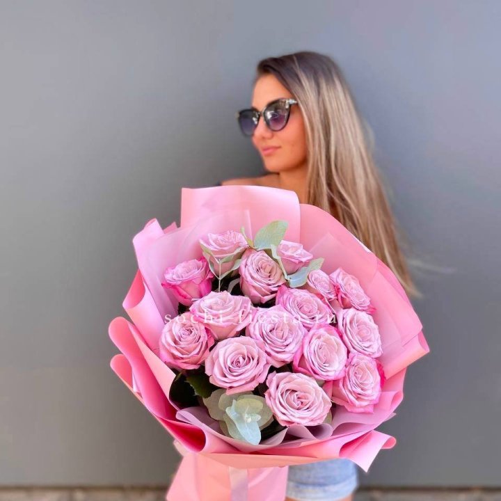 Букет розовых роз 2 в Новочеркасске