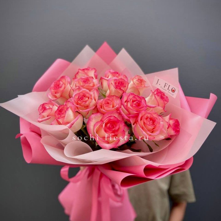 15 роз "Джумилия" в Новочеркасске